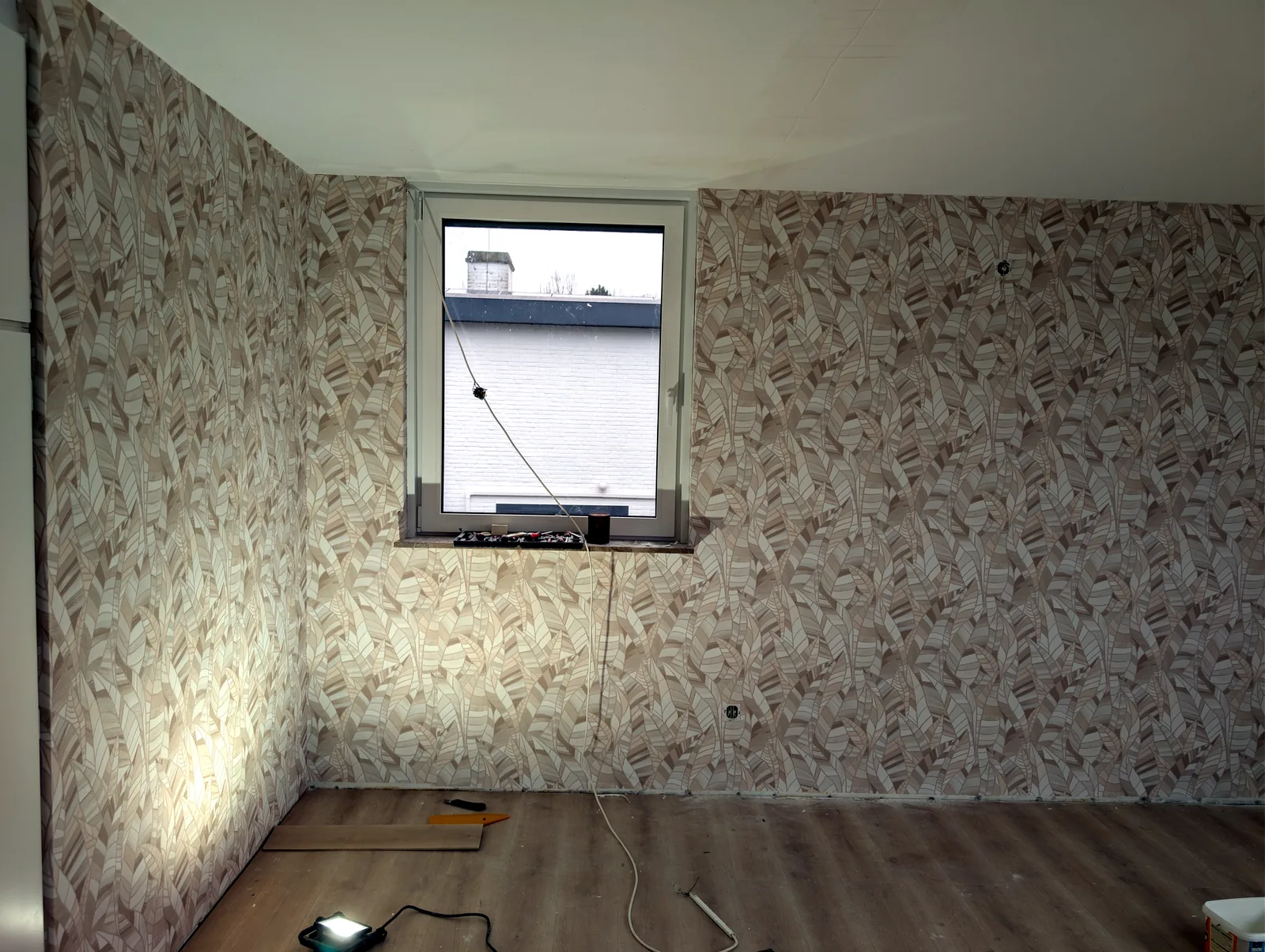 Behangwerk Spaubeek na oplevering detail