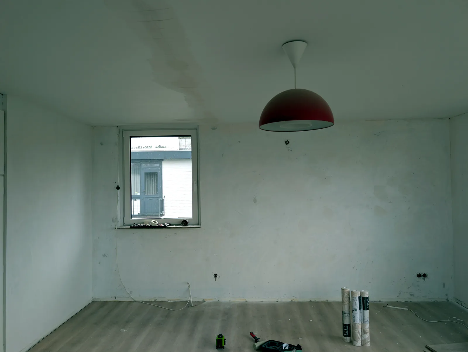 Wanden Spaubeek voor het behangen detail